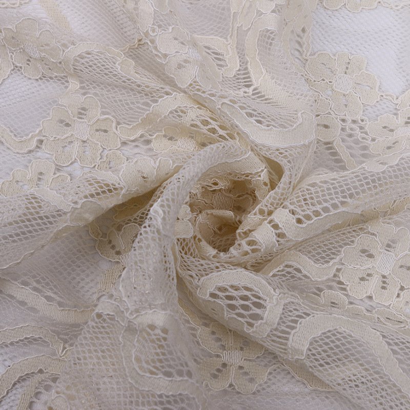 Lace Fabric Floral Polyester for Women's Wear Wholesale Supplier 9